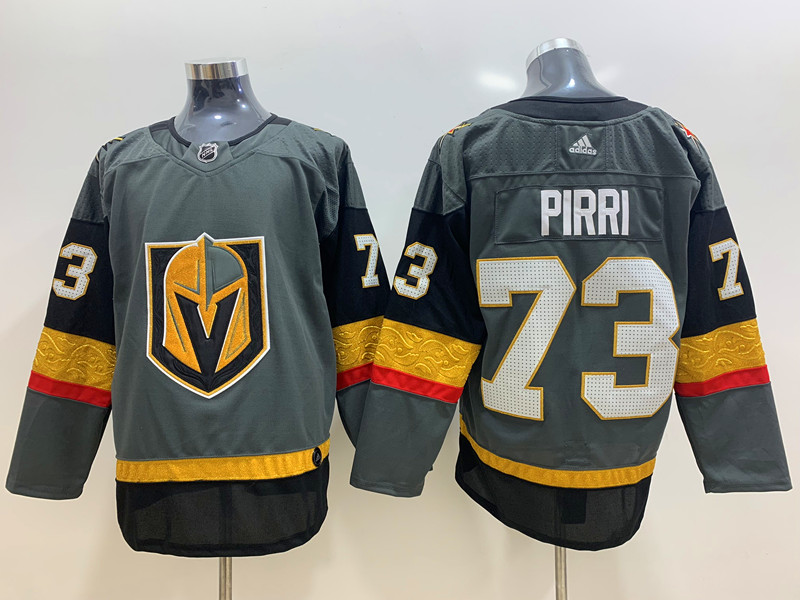 Men's Vegas Golden Knights Brandon Pirri #73 Gray Breakaway Jersey